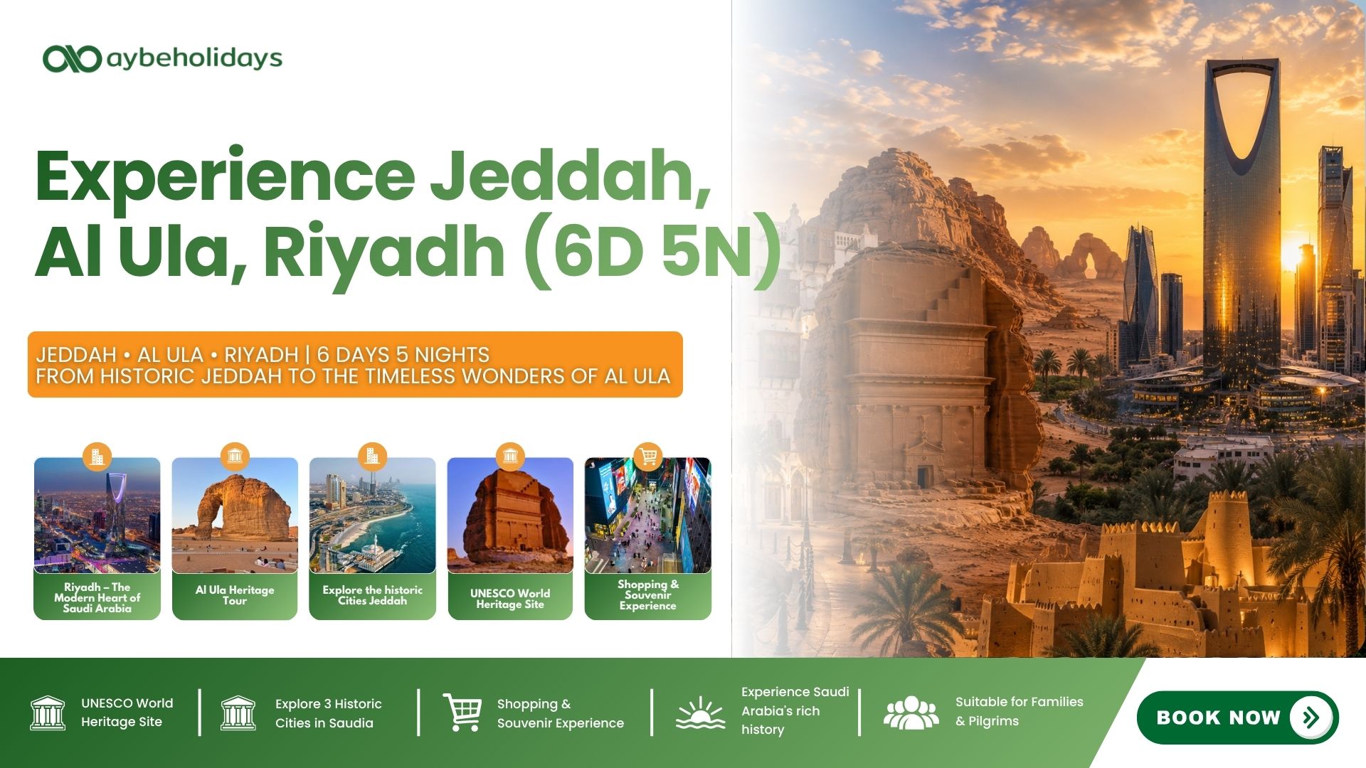 Experience Jeddah Alula Riyadh