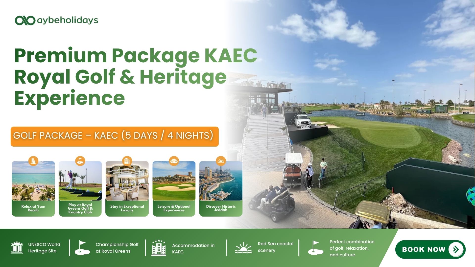 Premium Package KAEC Royal Golf & Heritage Experience